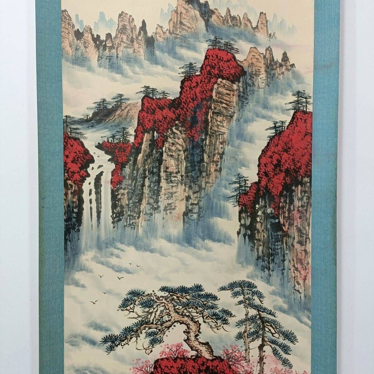 中国古美術・純手描き魏紫熙 山水画・手紙を添えた・珍品画・肉筆・文房置物・賞物 - メルカリ