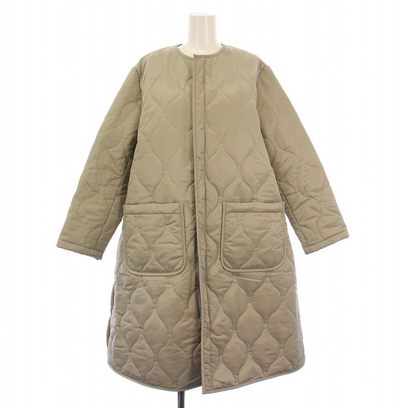 トラディショナルウェザーウェア Traditional Weatherwear ARKLEY LONG キルティングコート 中綿 ノー ナイロン アウター ロング丈 36 グレー |BB