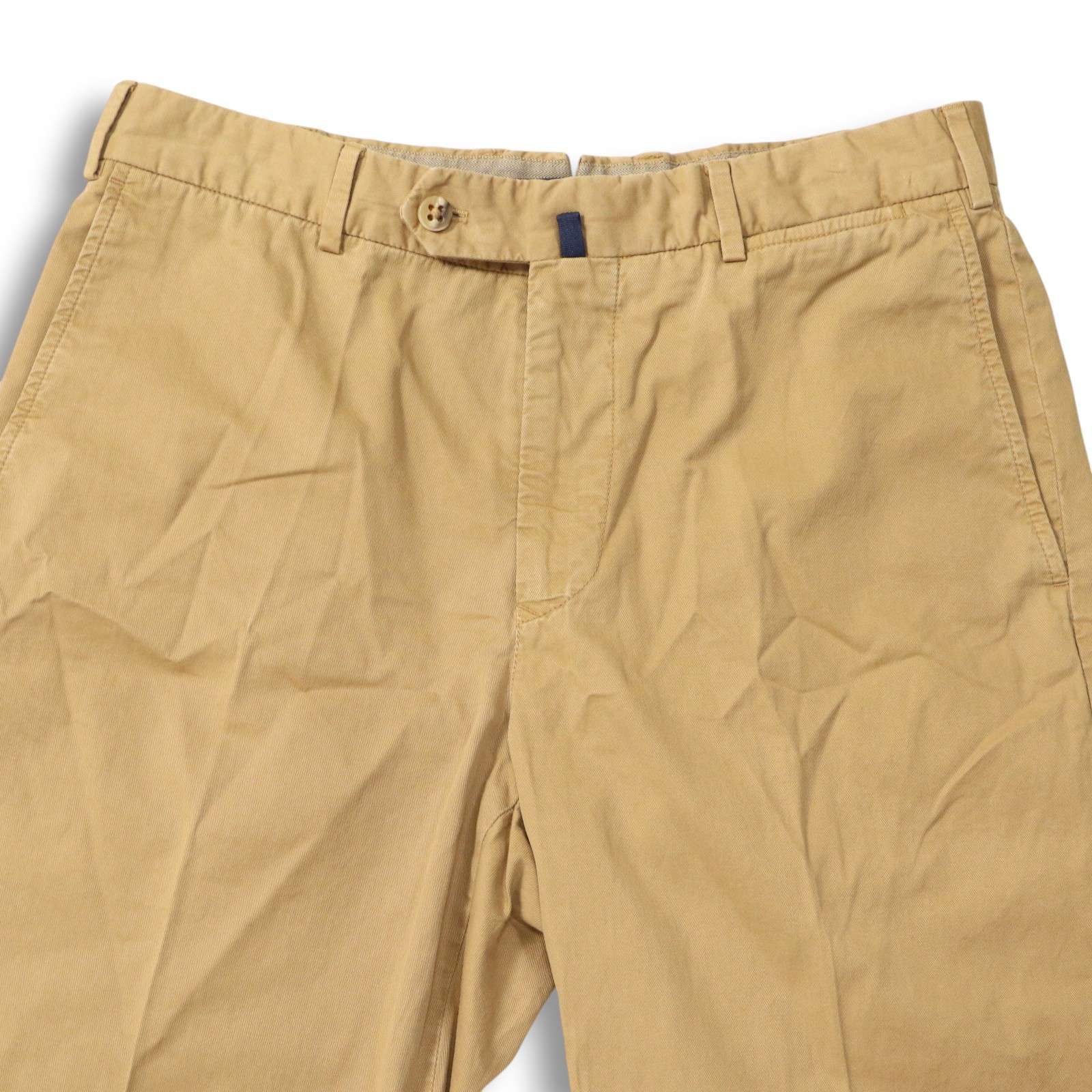 INCOTEX インコテックス 通年☆ ノータック コットン チノ パンツ