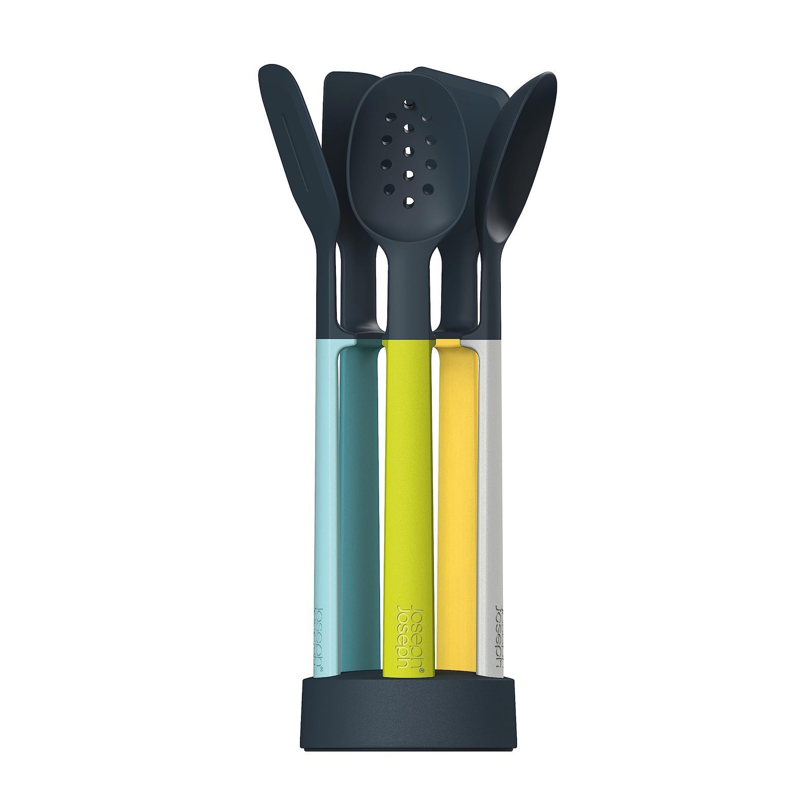 【正規品】 Joseph Joseph (ジョセフジョセフ) キッチンツールセット エレベート シリコン 5ピースキッチンツールセット オパール 10176 [(1) 調理器具セット] [コンパクト]