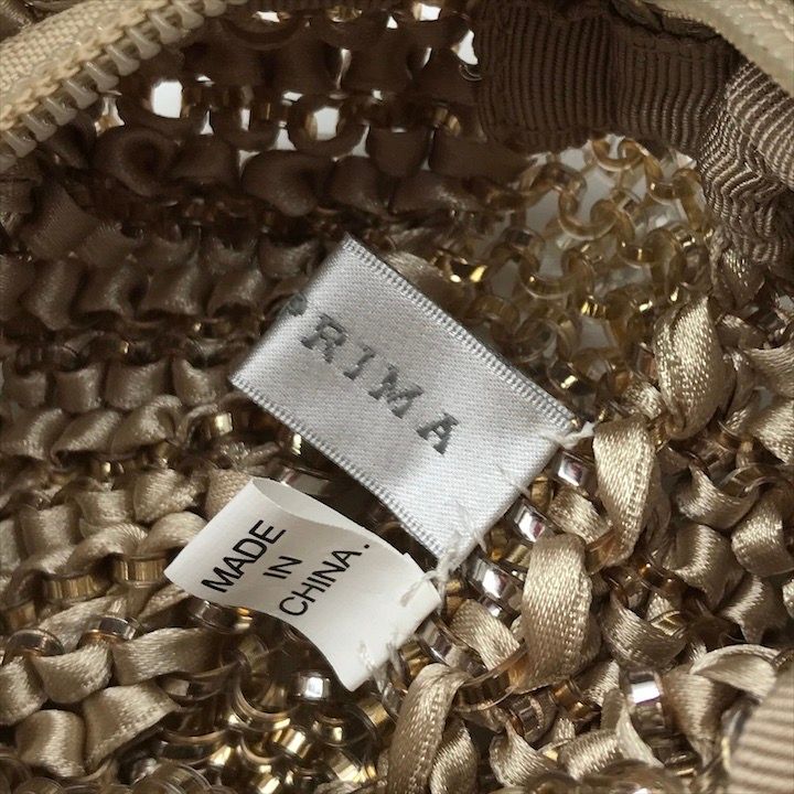 美品 ANTEPRIMA アンテプリマ リボン型 ワイヤーチェーン ミニ ハンド  