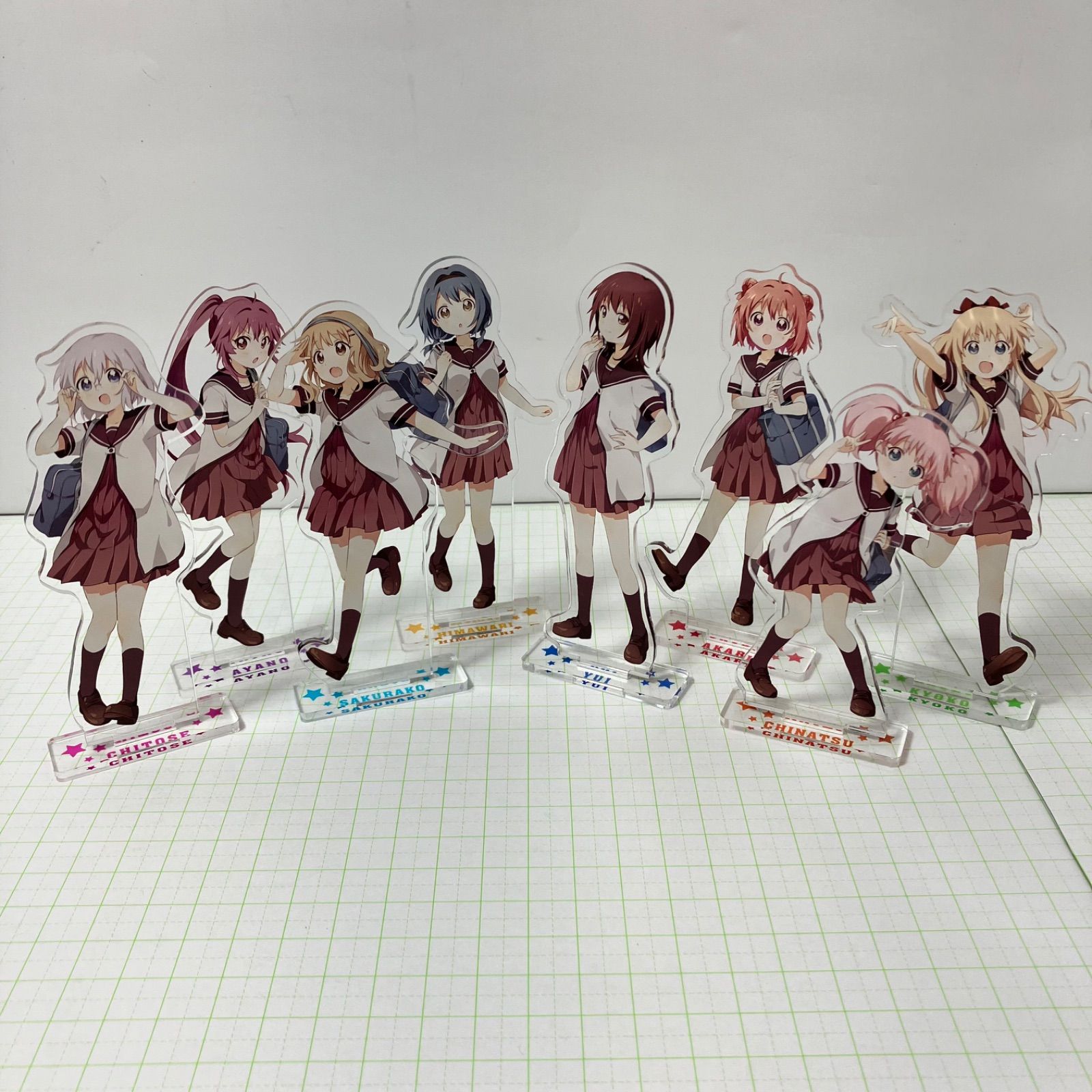 瀬戸店】えいでん × ゆるゆり コラボフェスタ アクリルスタンド（生徒
