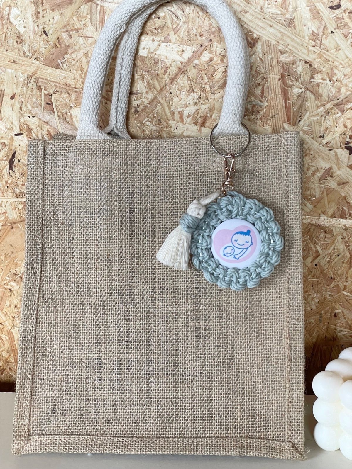 ★シンプル★マタニティマーク マタニティキーホルダー ハンドメイド