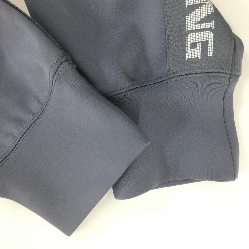 美品　BRIEFING 薄手　トレーナー 美品】ブリーフィング トレーナー ブルーグレー サイドロゴライン 薄手