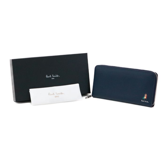 極美品 譲り受ける ポールスミス マーケトリーストライプラビット 長  