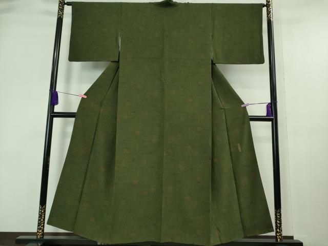 平和屋着物□極上 重要無形文化財 人間国宝 中村勇二郎 獅子天女金剛