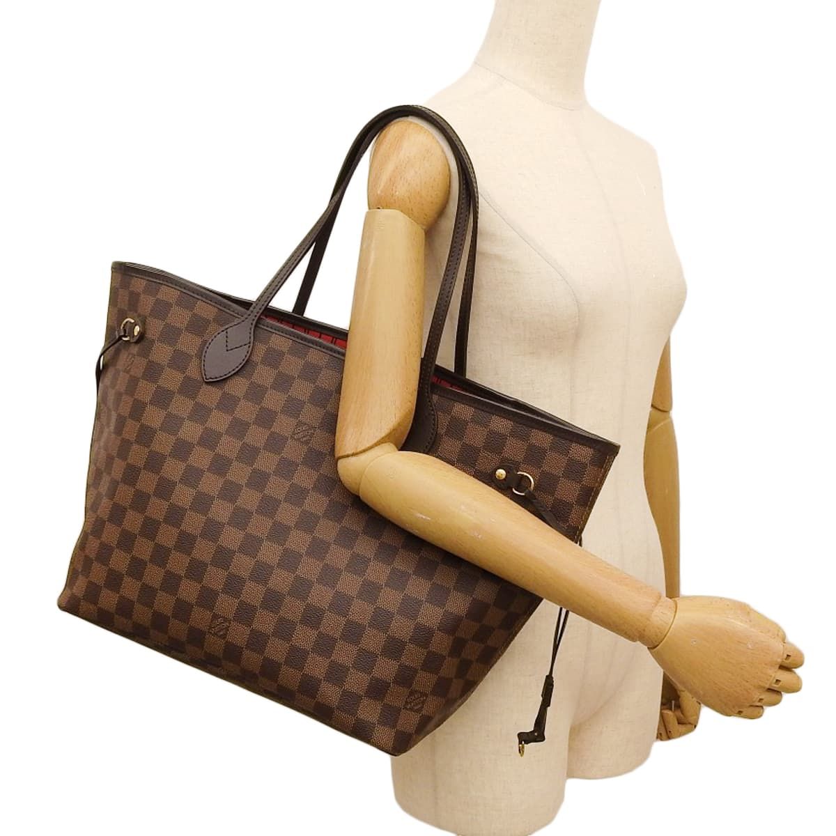 LOUIS VUITTON ルイ・ヴィトン ネヴァーフルMM ダミエエベヌ