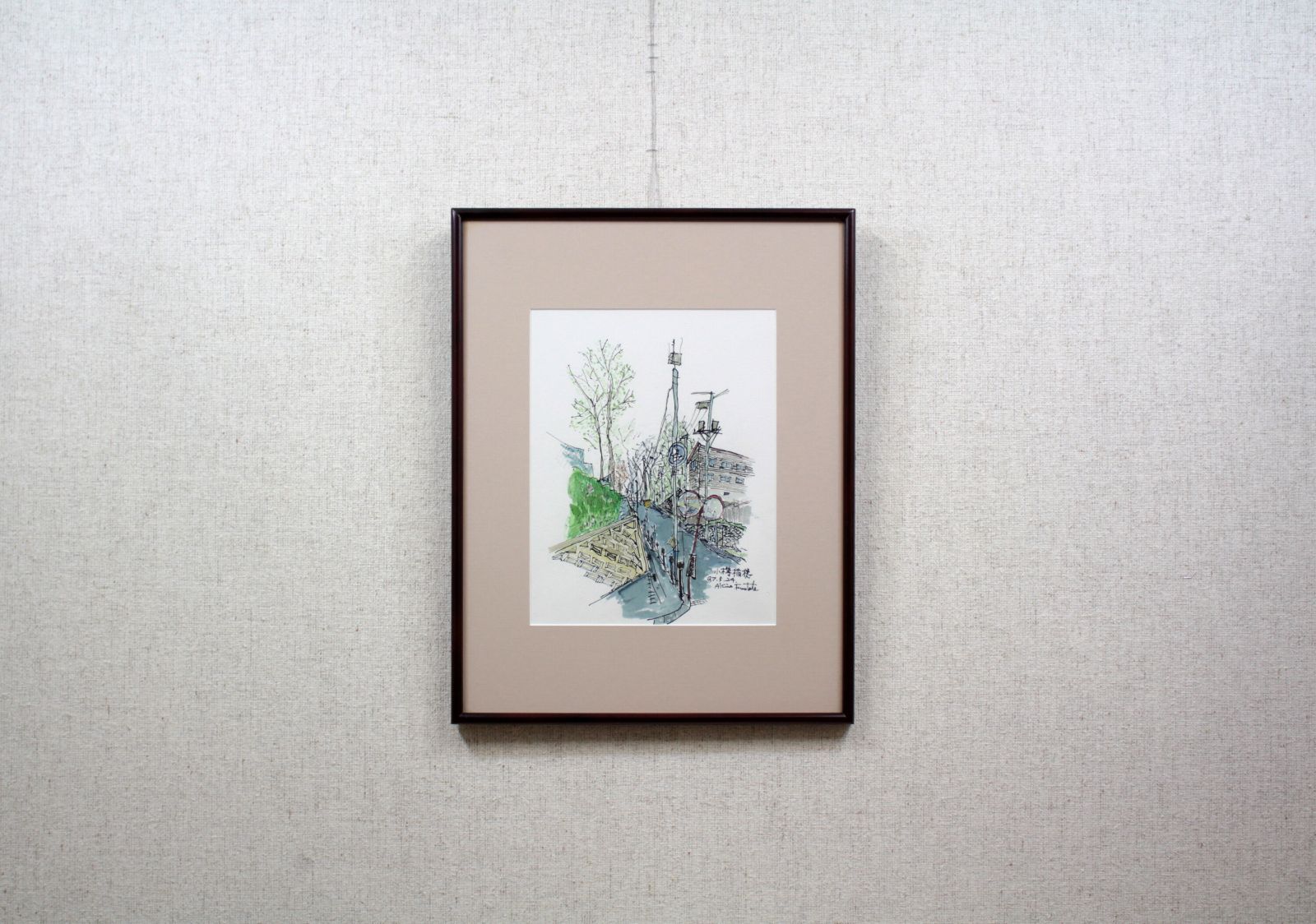 古館 章『小樽稲穂』水彩画【真作保証】 絵画 古館 章『小樽稲穂』水彩画【真作保証】 絵画 - メルカリ