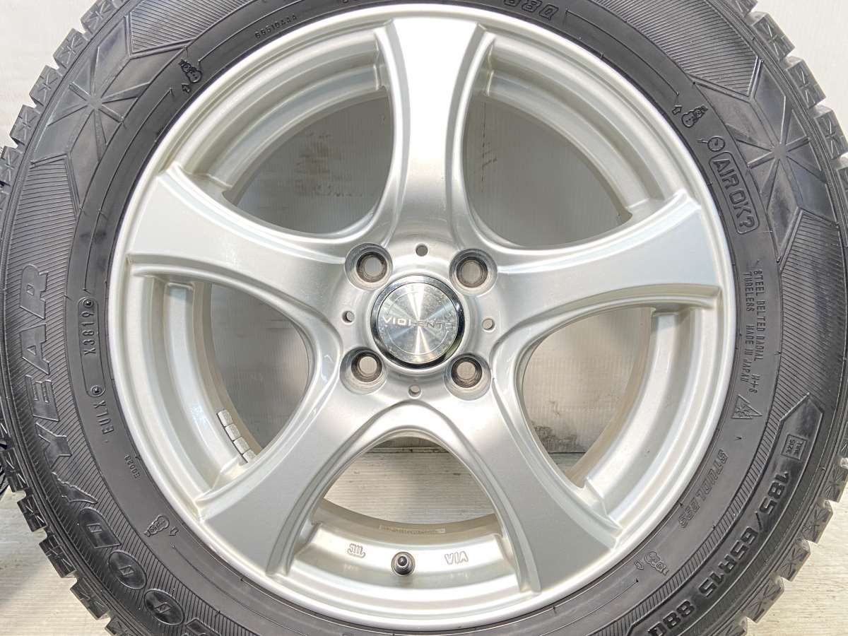 ホイール付スノータイヤ 185/65R15 逆巻き 880
