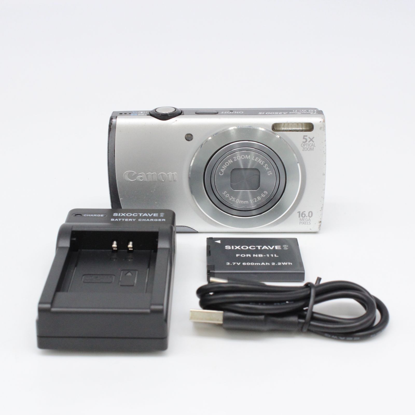 ≪美品≫ Canon PowerShot A3500 IS ボディ シルバー #20250712