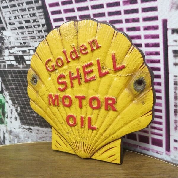 SHELL CLAM SIGN シェル サインプレート アメリカン雑貨