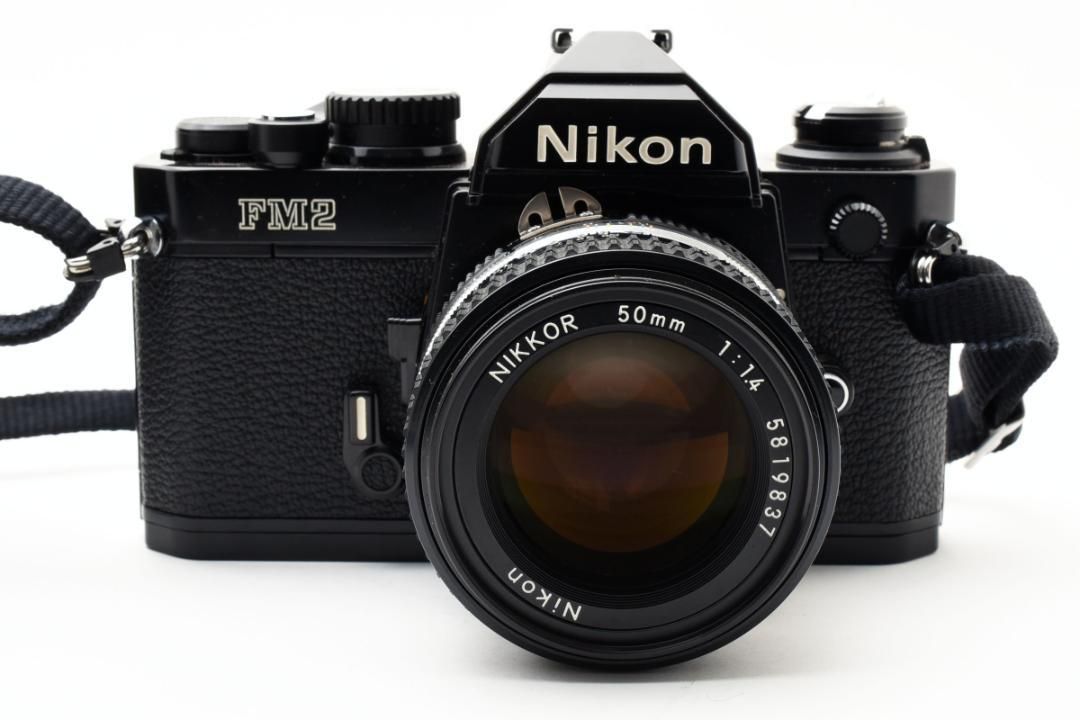 ✨美品✨Nikon ニコン New FM2 ブラック Ai-s NIKKOR 50mm F1.4  