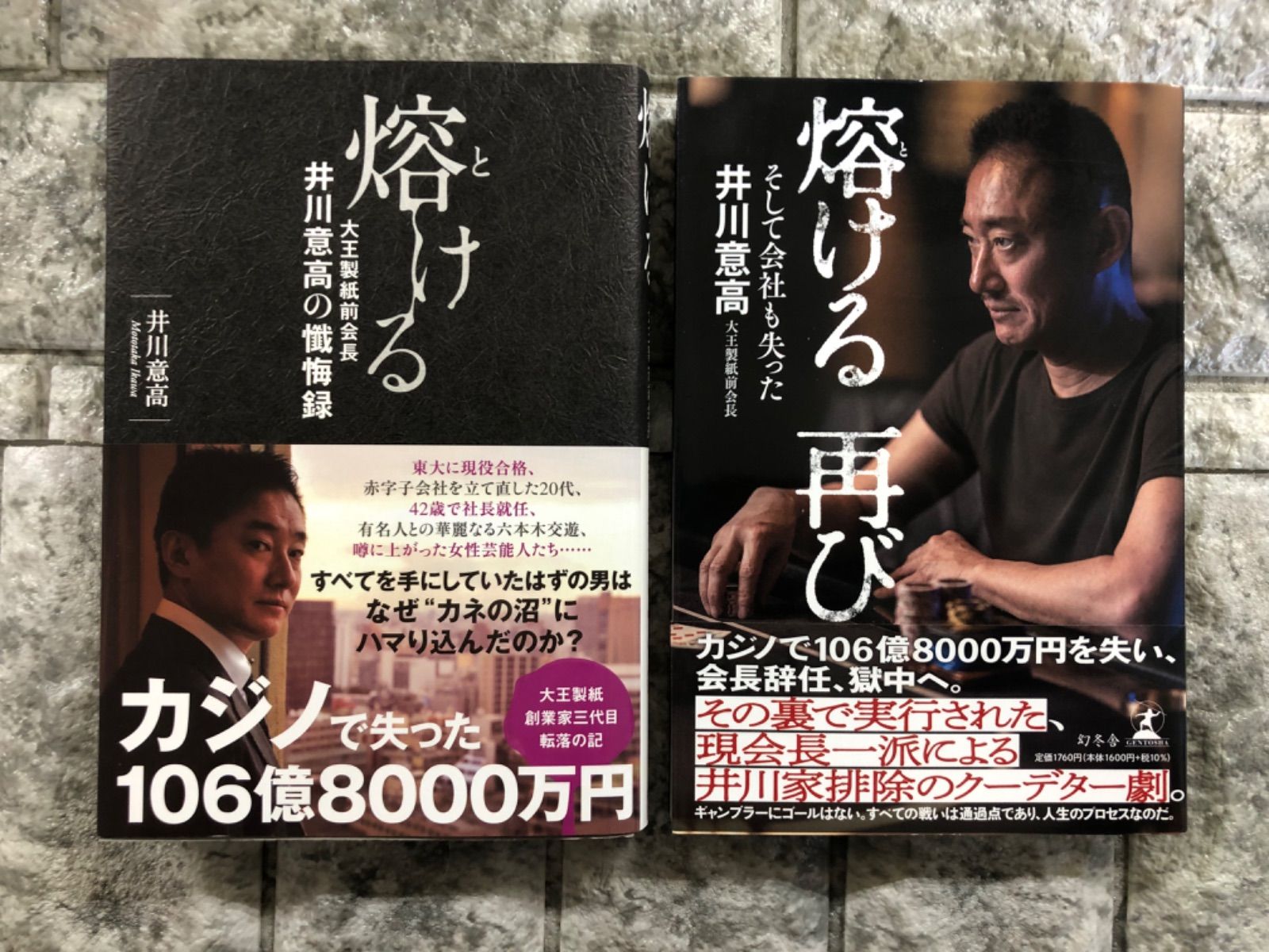 熔ける 熔ける 再び そして会社も失った 井川意高 2冊セット - 文学