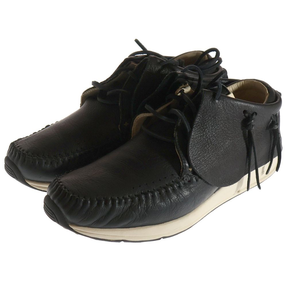 VISVIM ヴィスヴィム 15AW FBT ELK エルク レザー モカシンシューズ ブラック 0115201001001