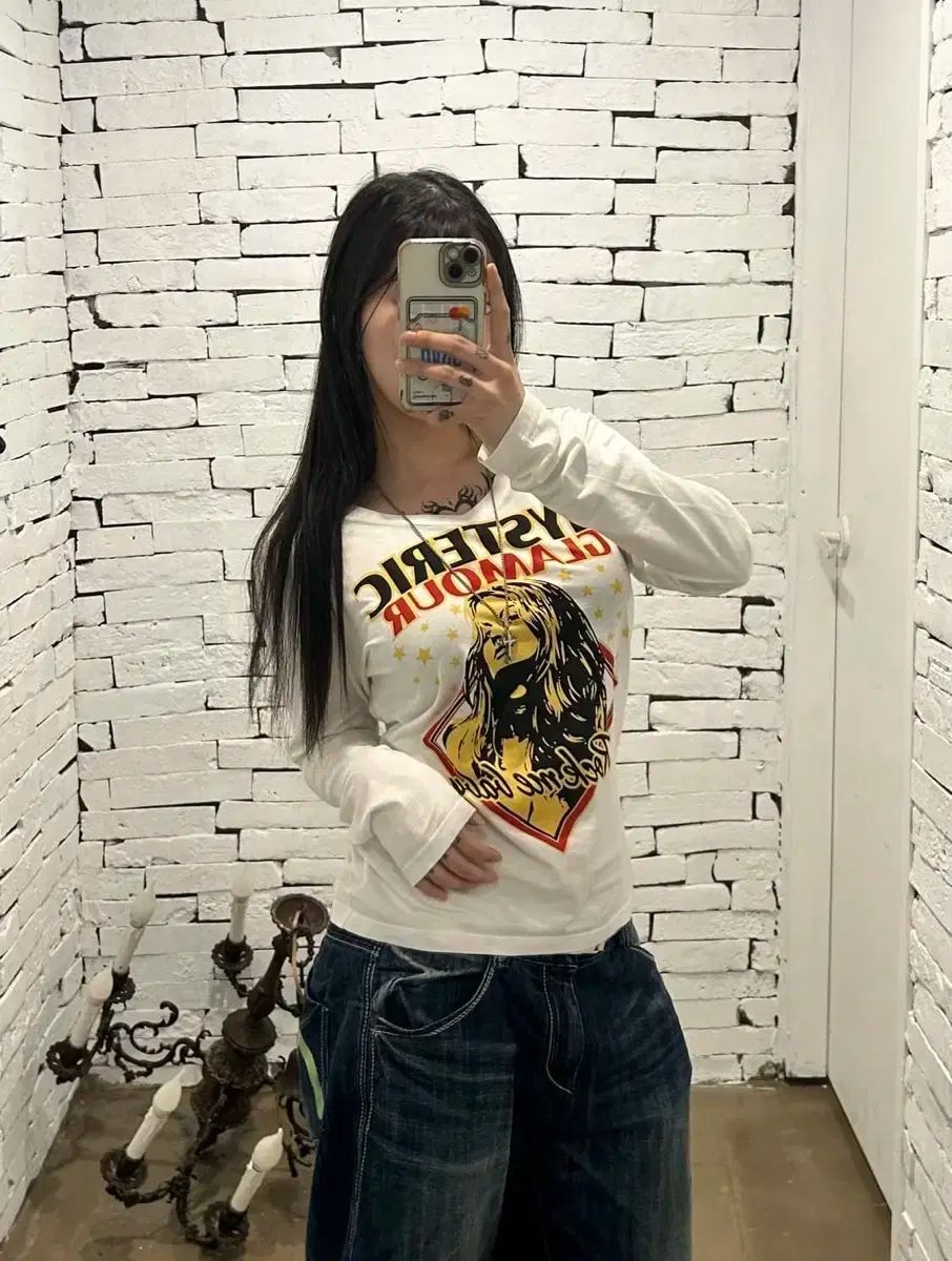 HYSTERIC GLAMOUR 長袖カットソー　ヒスガールプリント ヒステリック グラマー ガールプリント 長袖 大人気デザイン