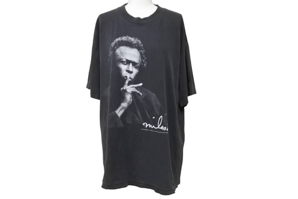 MILES DAVIS vintage tee 90s マイルスデイビス ジャズ トランペット