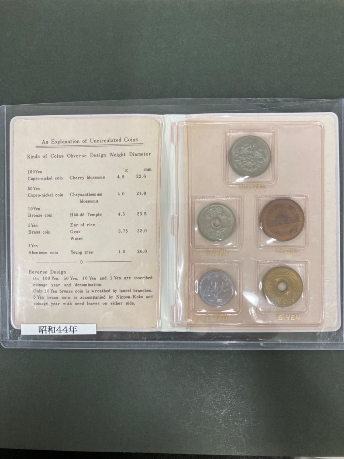 ミントセット1969年 楽天市場】昭和44年 通常ミントセット 貨幣セット（1969年）日本