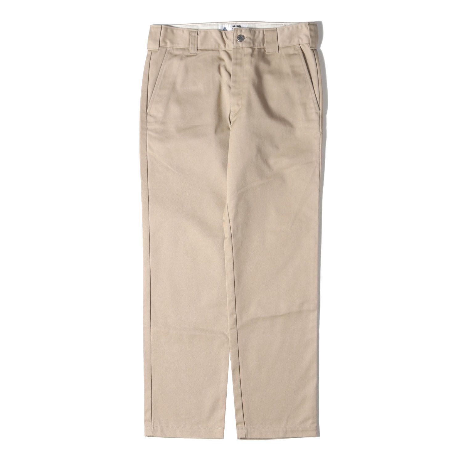 美品 CHALLENGER チャレンジャー パンツ サイズ:M 20AW T/Cツイル ナロー ワーク チノパンツ (NARROW CHINO PANTS) ベージュ ボトムス ズボン【メンズ】