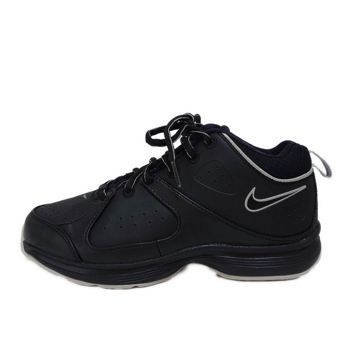 NIKE ナイキ スニーカー 23.5 レディース エア ガンベーデ 8 MID WIDE 454167-003 黒