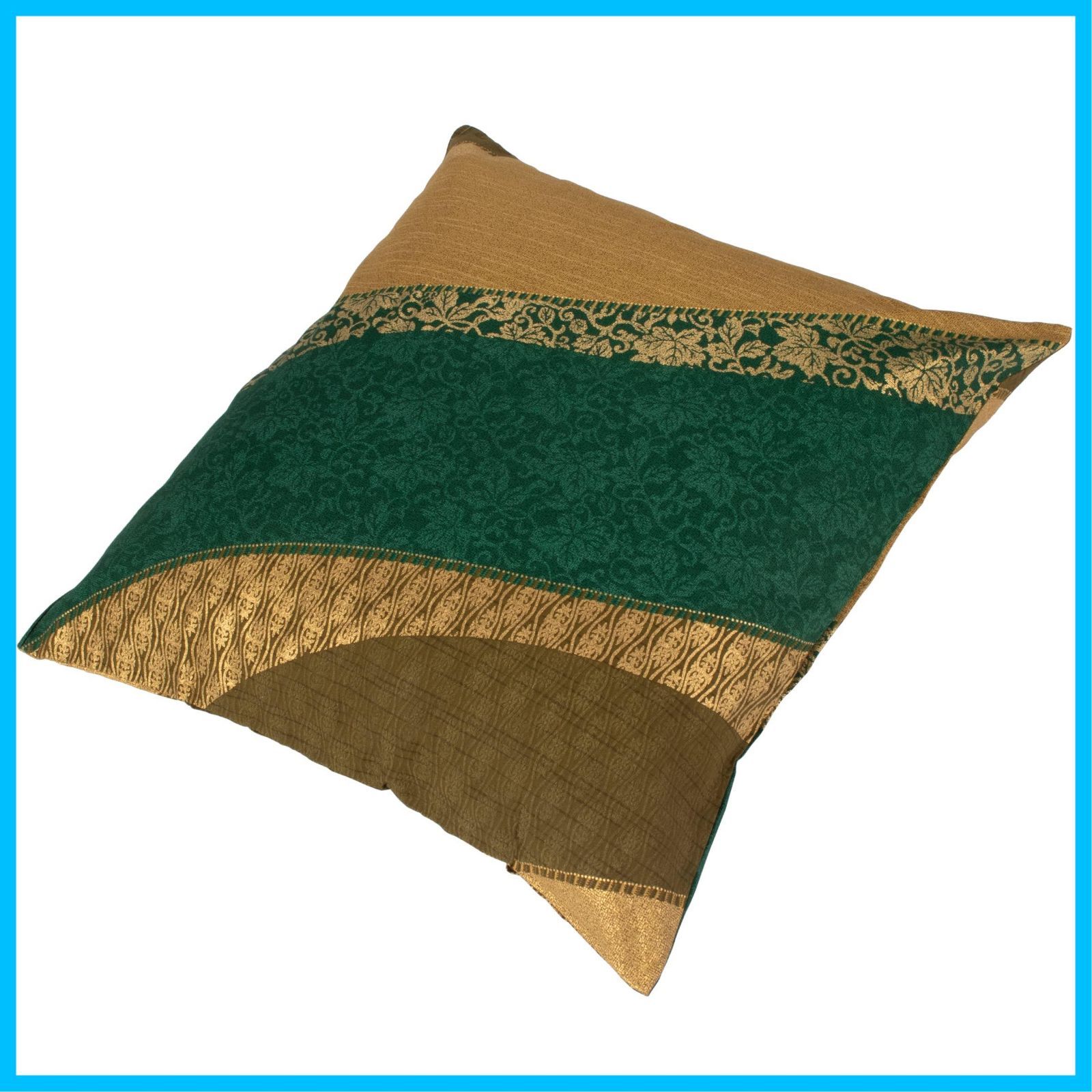 商品 西川 座布団カバー 八端判 59X63cm 洗える 和風 シンプル nishikawa グリーン PG12103090