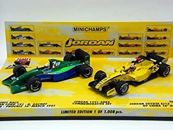 【中古-非常に良い】 Minichamps DP 1/43 ジョーダン2台セット1991-2005 (ガショー/モンテイ 完成品