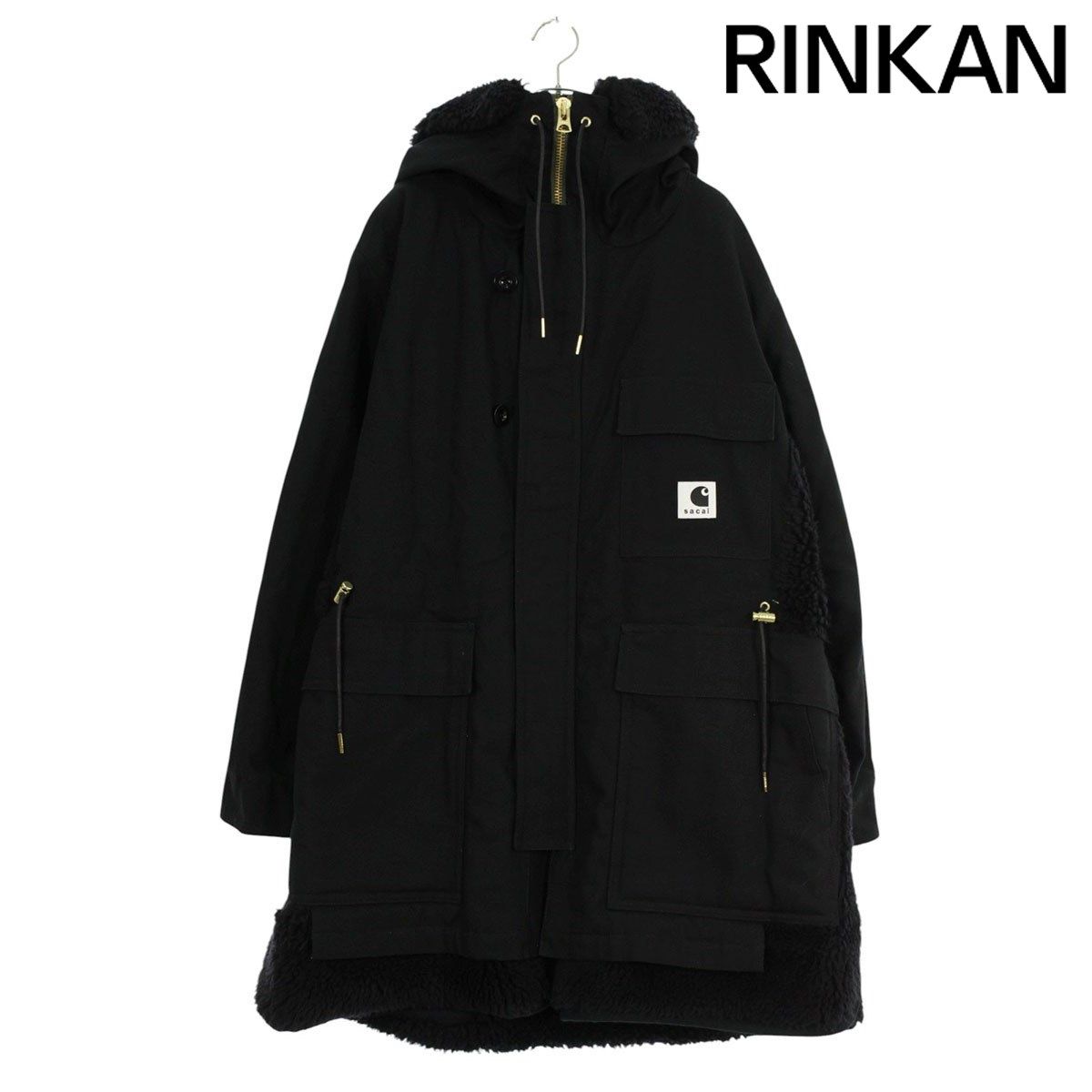 carhartt カーハートボアコートメンズS ブラック黒