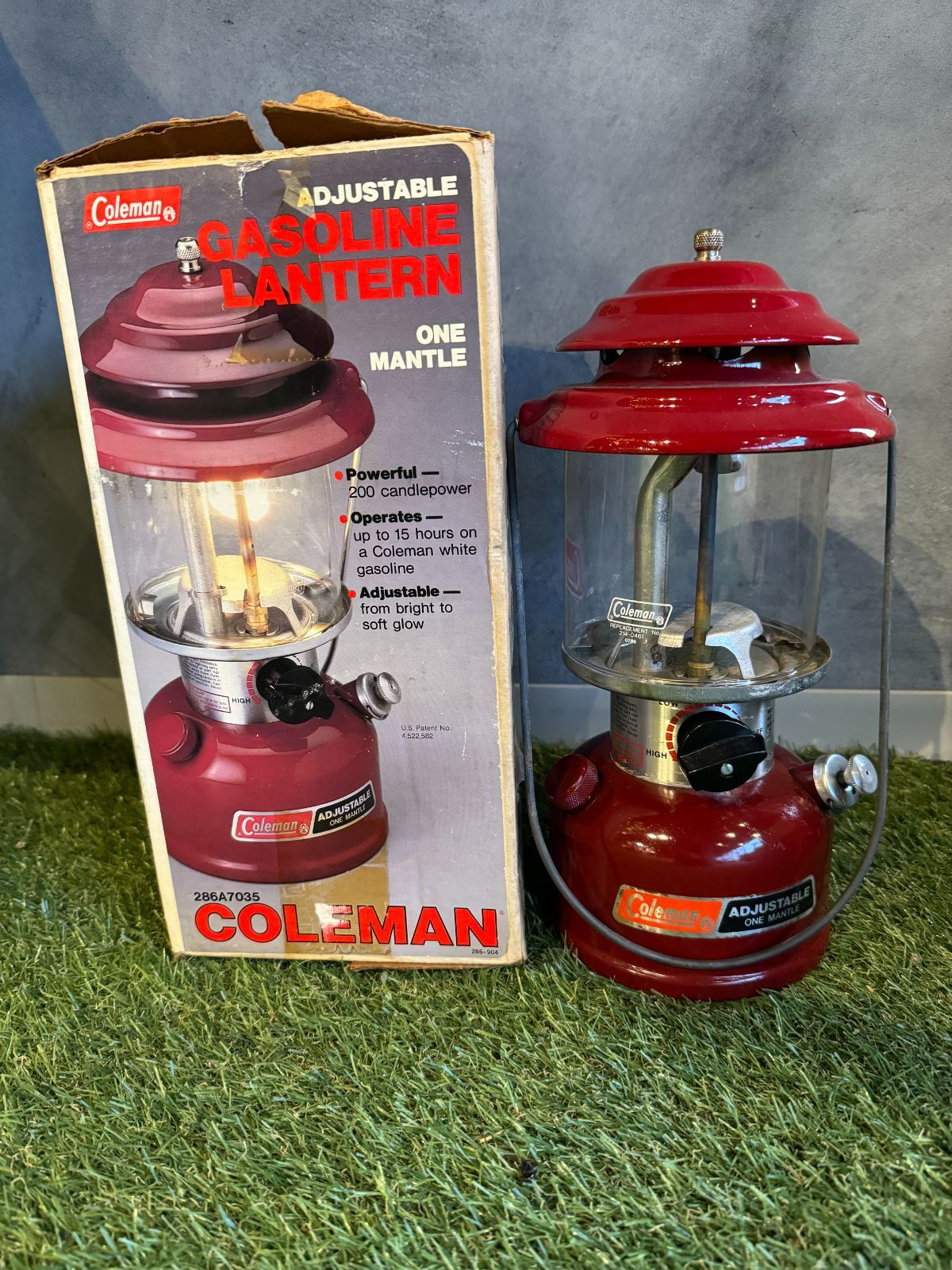 Coleman（コールマン） ガソリンランタン 286A7035 レッド ワン