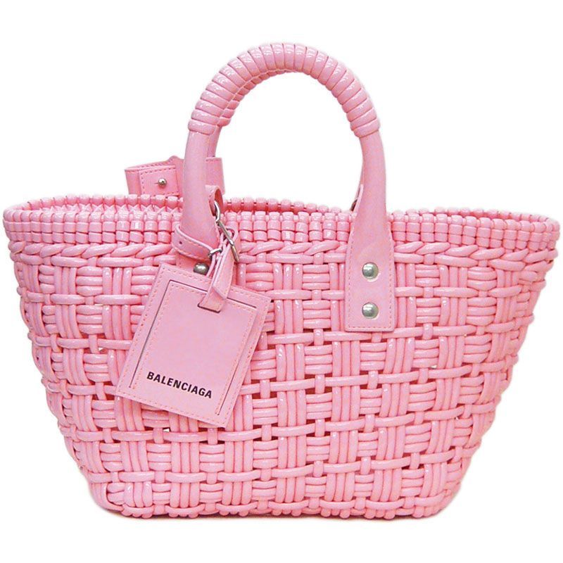 pink バレンシアガ ビストロ XS バスケット 2way ハンドバッグ バレンシアガ BALENCIAGA ビストロXS バスケット 2WAY