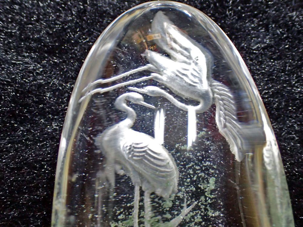 天然石】ガーデン水晶＿鶴(76g)