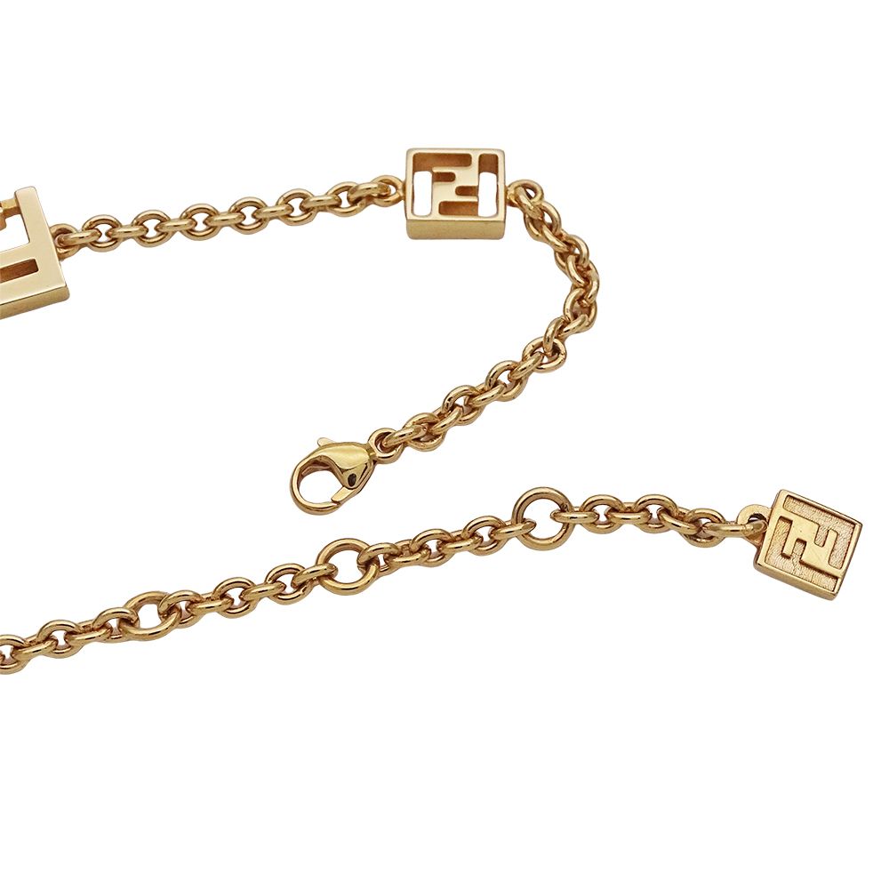 フェンディ ゴールドプレート FFロゴブレスレット フェンディ FENDI FENDI ブレスレット FOREVER 8AK321 A44G FF