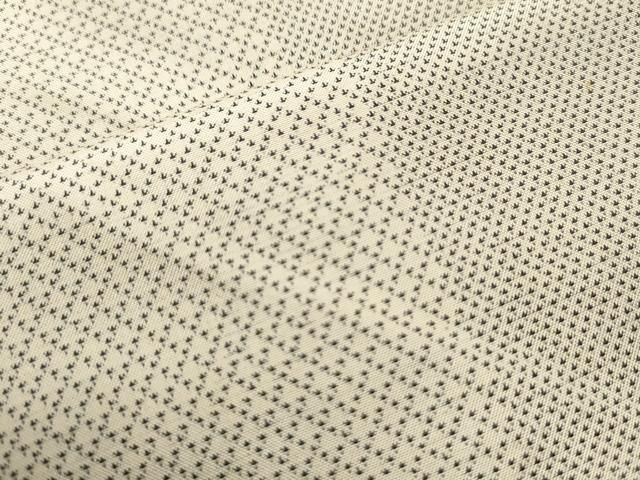 平和屋着物○本場大島紬 白大島 7マルキ 縞 正絹 逸品 CAAS6978yc