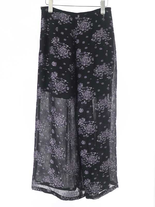 mame kurogouchi マメ クロゴウチ 19SS フラワージャガード ワイド  