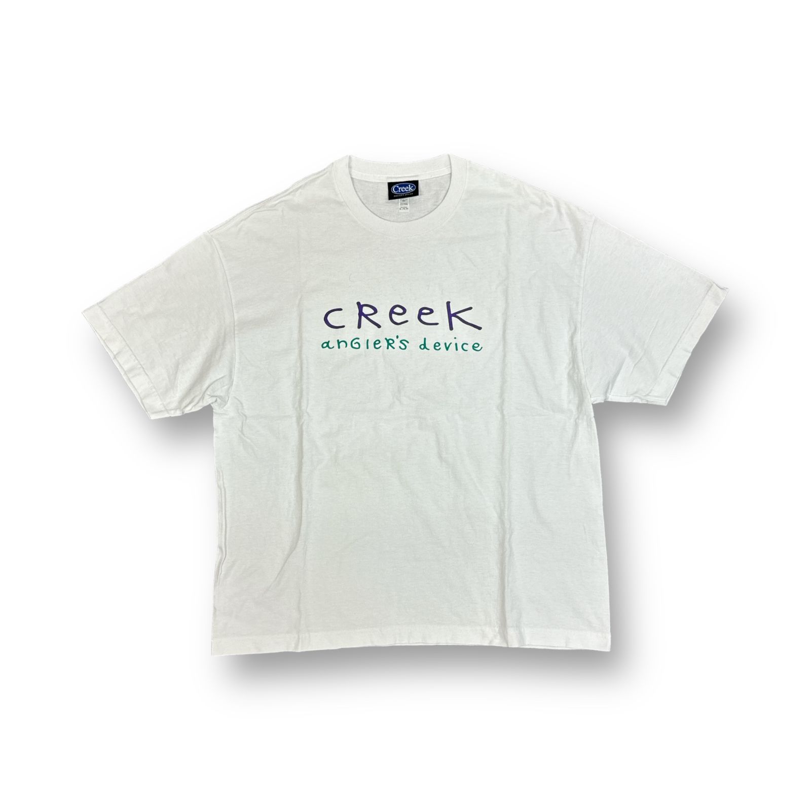 美品 creek angler's device j.30000 Logo Tee ロゴプリント Tシャツ クリーク ホワイト XL 73319A3  - メルカリ