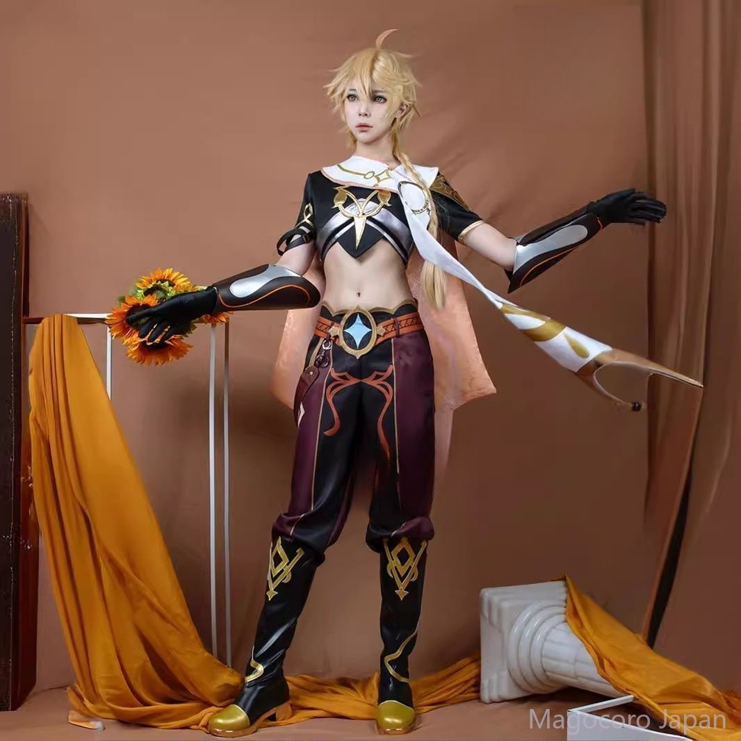 コスプレ衣装原神空ゲームコスチューム男旅人二次元アニメ騎士