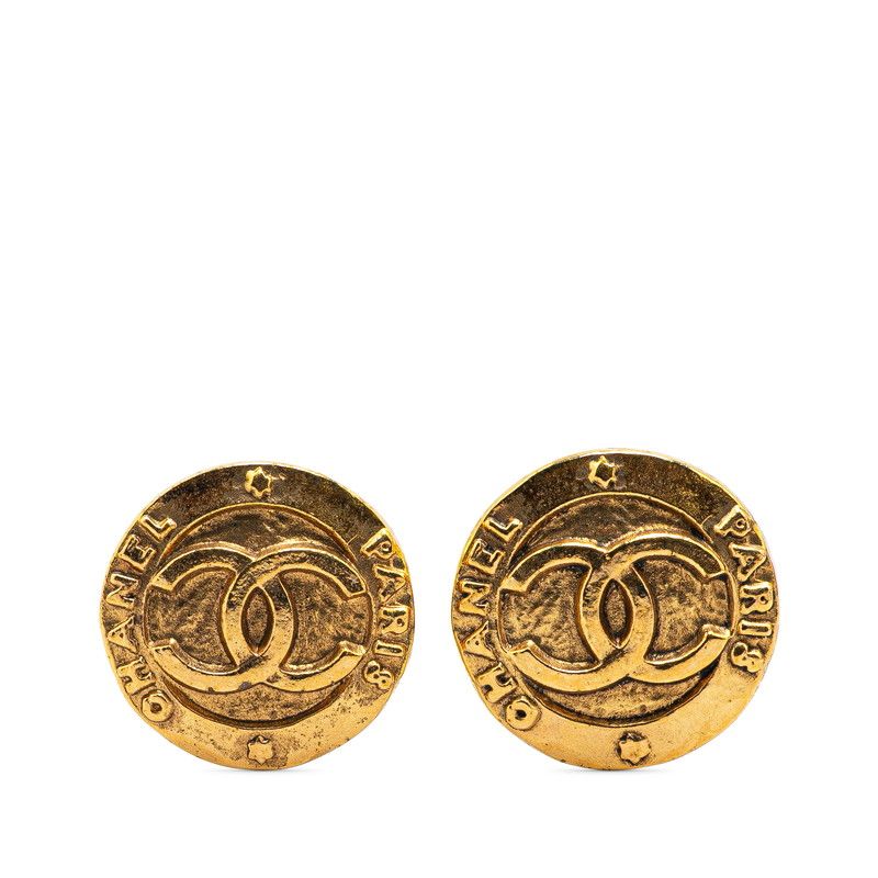 シャネル ヴィンテージ ココマーク ゴールド メッキ レディース CHANEL  