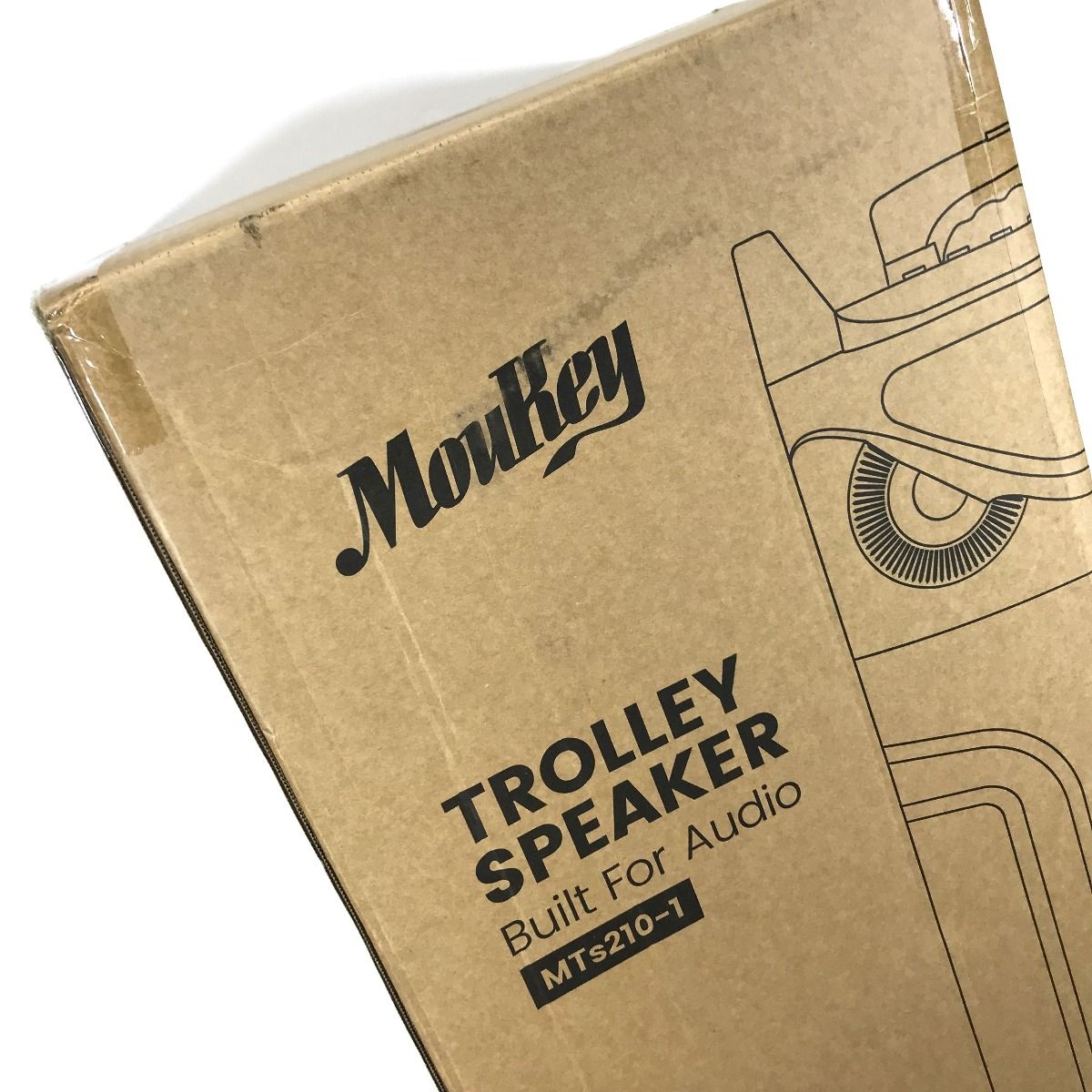 MOUKEY カラオケスピーカーセット ポータブルスピーカー MTs210-1
