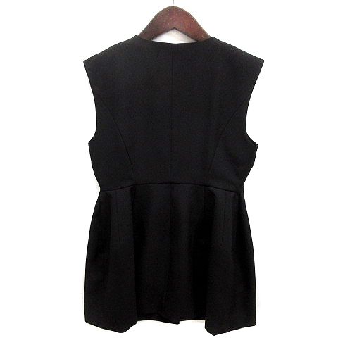 セルフォード CELFORD 2024AW ペプラム トップス ジレ ブラック