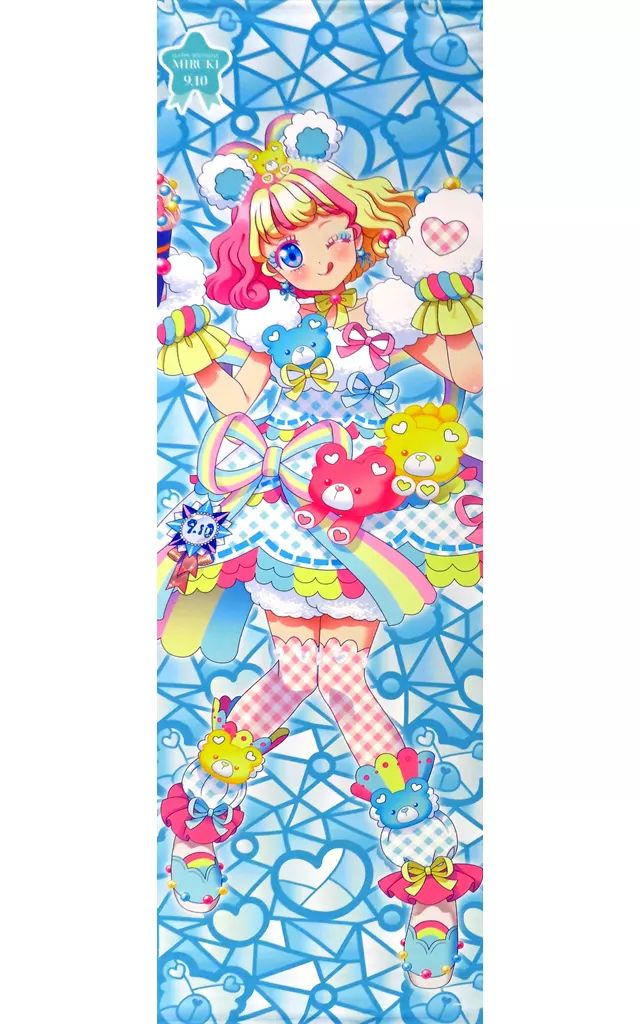 アテッサ新作モデル 中古】タペストリー 「ワッチャ 特大タペストリー 甘瓜みるき タペストリー