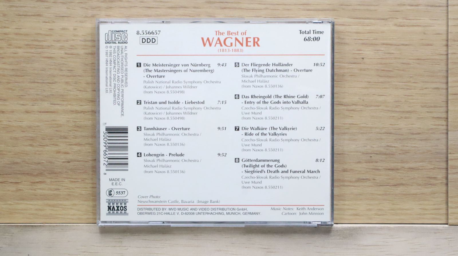 輸入盤CD☆ワーグナー/Wagner□ Best of Wagner 【8556657