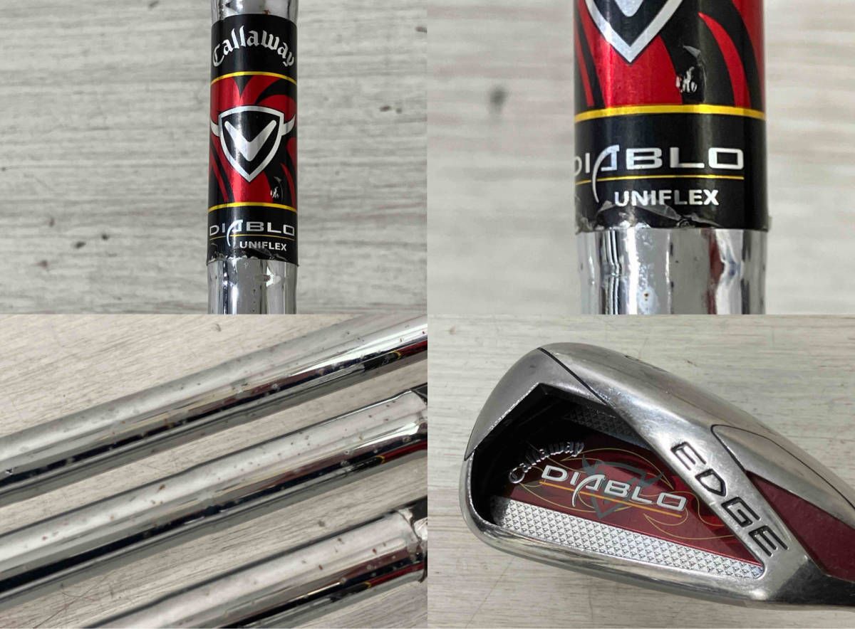 Callaway キャロウェイ DIABLOEDGE アイアン 6本セット アイアンセット 6本 Callaway DIABLO EDGE キャロウェイ UNIFLEX