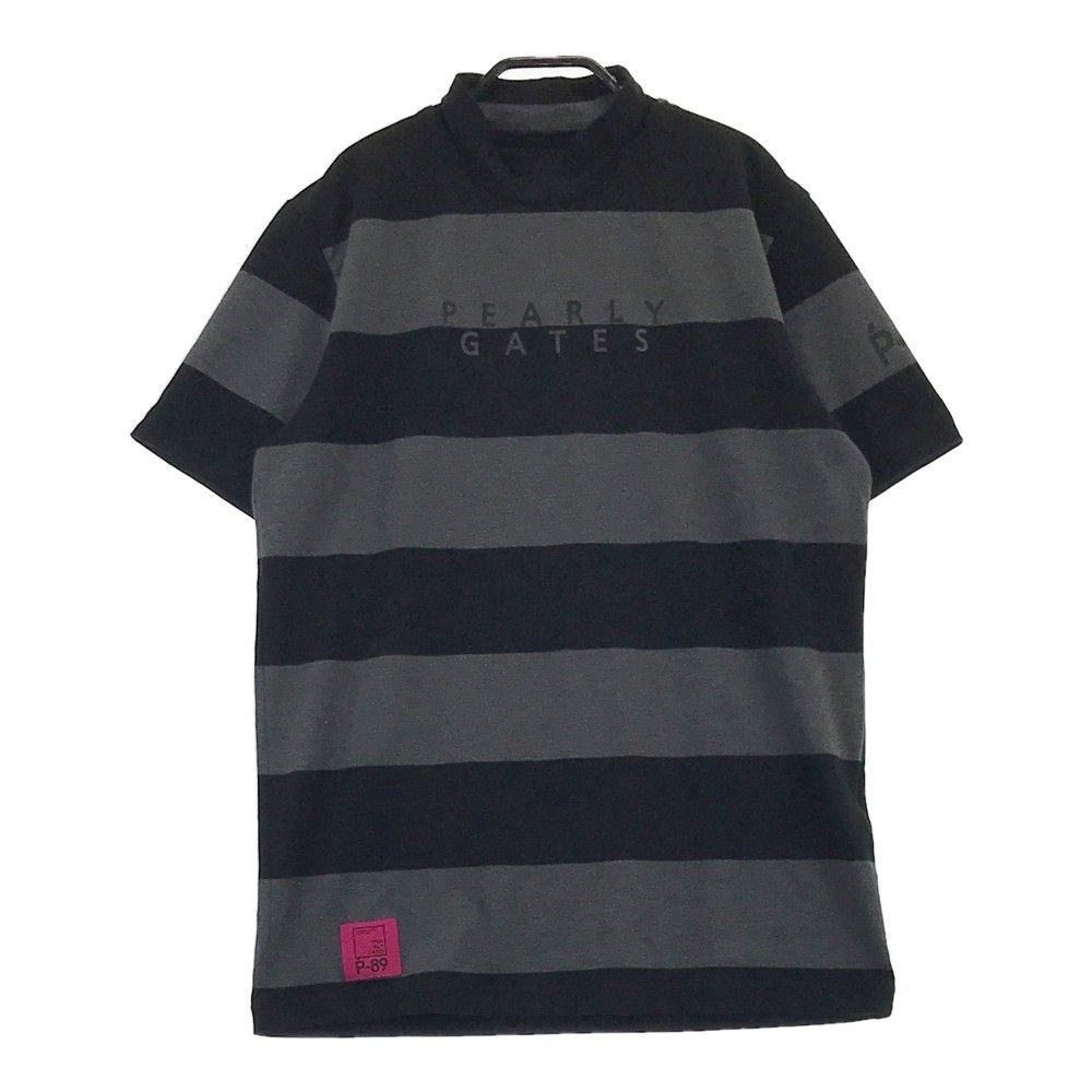 PEARLY GATES ストライプ ハイネックシャツ サイズ5 サイズ:5 PEARLY GATES ストライプ ハイネックシャツ サイズ5 サイズ:5