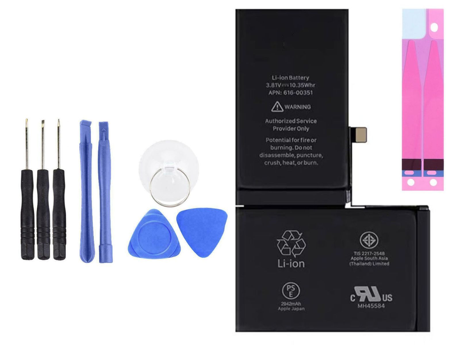 国内即日発送! 純正同等新品! Apple iPhone XR iPhoneXR 適用する 携帯電話のバッテリー 電池パック 交換 内蔵battery 修理 両面テープ 修理工具付き PSE認証