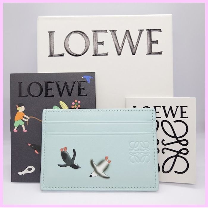 LOEWE ロエベ ペンギンコインカード コインケース・小銭入れ - レディース