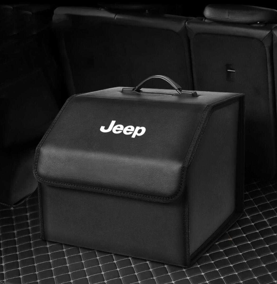 【新品未使用】激レアジープ JEEP トランク収納ボックス車用車載収納ボックス多機能折りたたみ式テールボックス収納ケース収納物整理用品