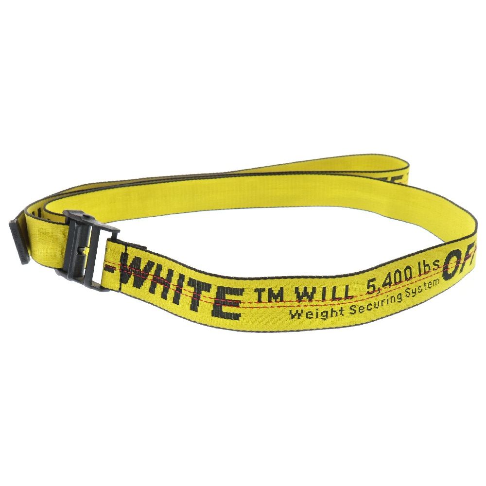 OFF WHITE ガチャベルト インダストリアルベルト 200cm OFF WHITE ガチャベルト インダストリアルベルト 200cm 【公式通販】