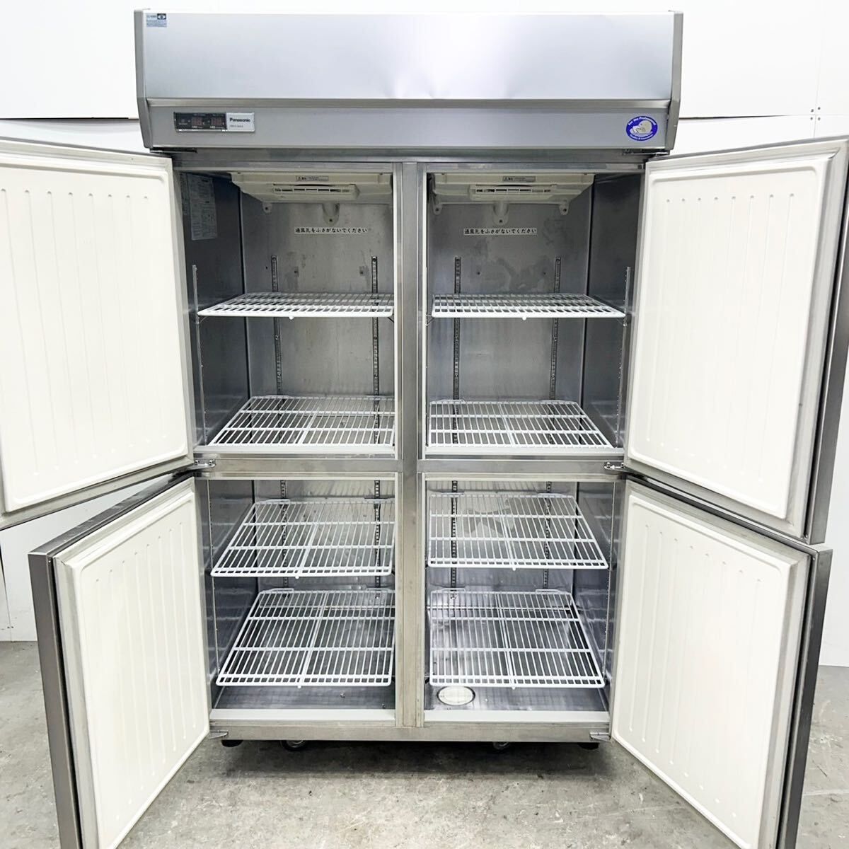 パナソニック】【業務用】【中古】 冷凍冷蔵庫 SRR-K1283C2◎ 2冷凍2冷蔵 三相200V ｜中古厨房機器の山下厨機
