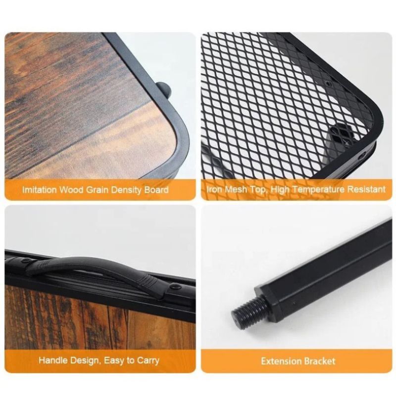 CHANODUGハイ＆ロー2WAY ハーフメッシュテーブル BIGサイズ グレー Amazon.co.jp: ☆CHANODUG OUTDOOR☆High & Low 2-Way Half Mesh