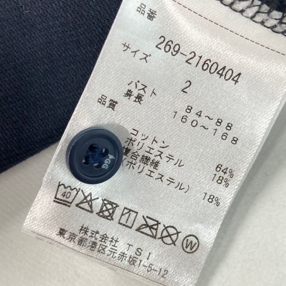 新品　PGG パーリーゲイツ　ノースリーブ　ポロシャツ　ネイビー　サイズ2 サイズ：2 PGG PEARLY GATES パーリーゲイツ ノースリーブ