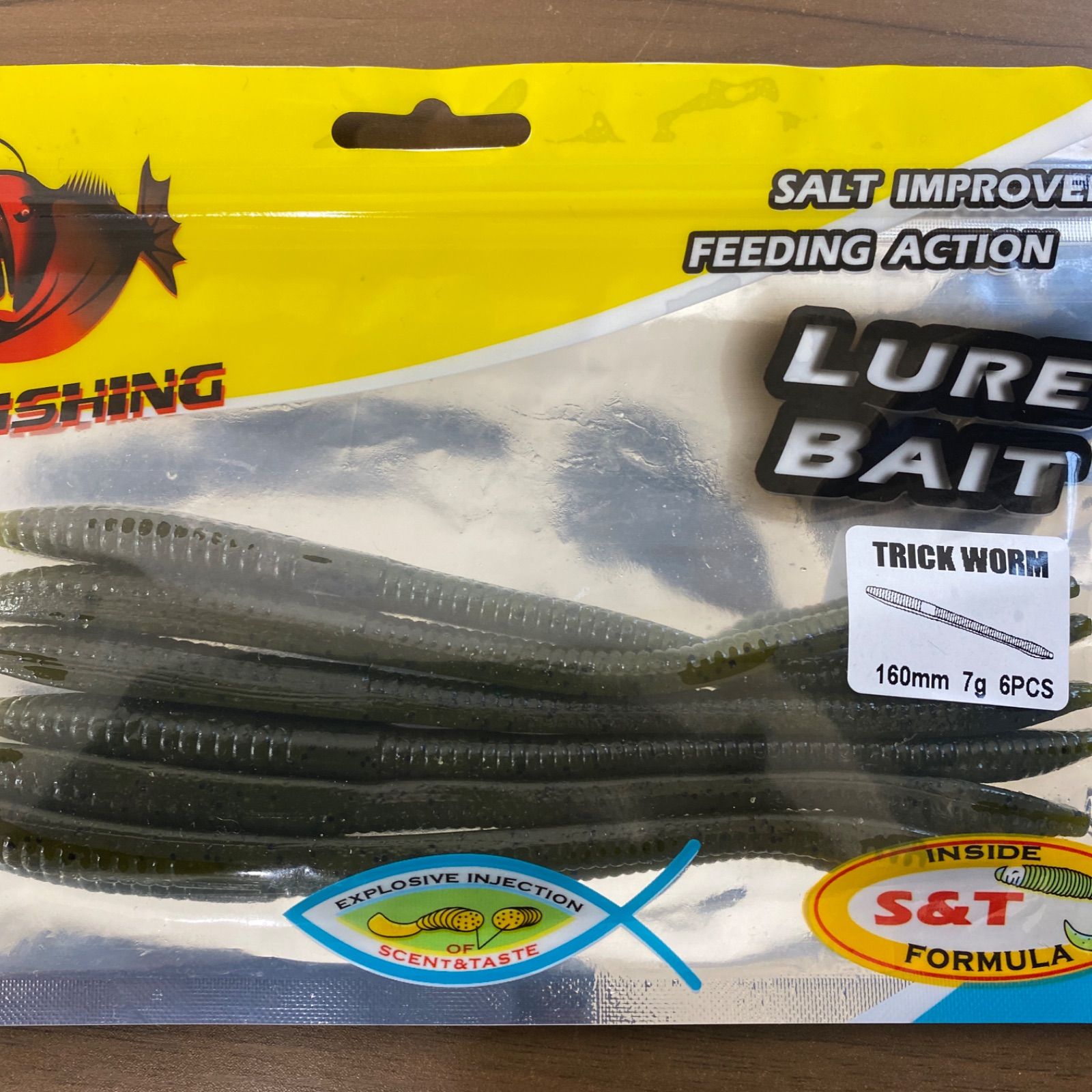 ネコリグ ワッキー ワーム 4袋セット 7g 160㎜ ルアー ミミズ ワーム