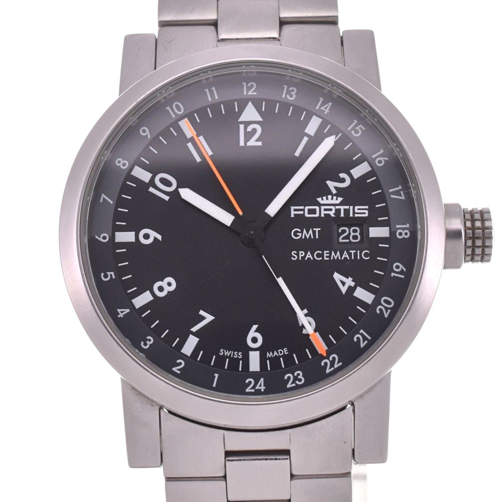 フォルティス FORTIS 624.22.148.1 スペースマティック GMT デイデイト 自動巻き メンズ美品 I#128908 - メルカリ